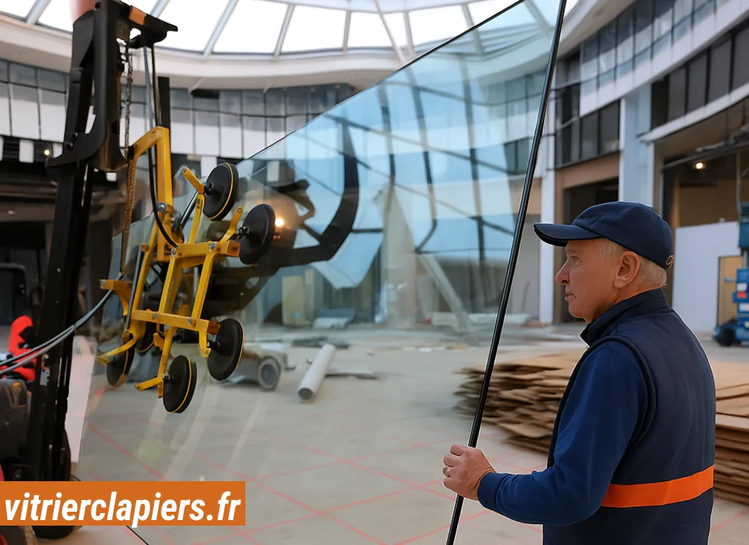 Remplacement de vitrine magasin Clapiers